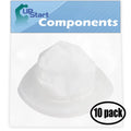 BDH9600CHV & & Cleaner for Replacement Compatible 10-Pack - Black 90590689 Black Filter with Decker Vacuum Filter Decker EVF100