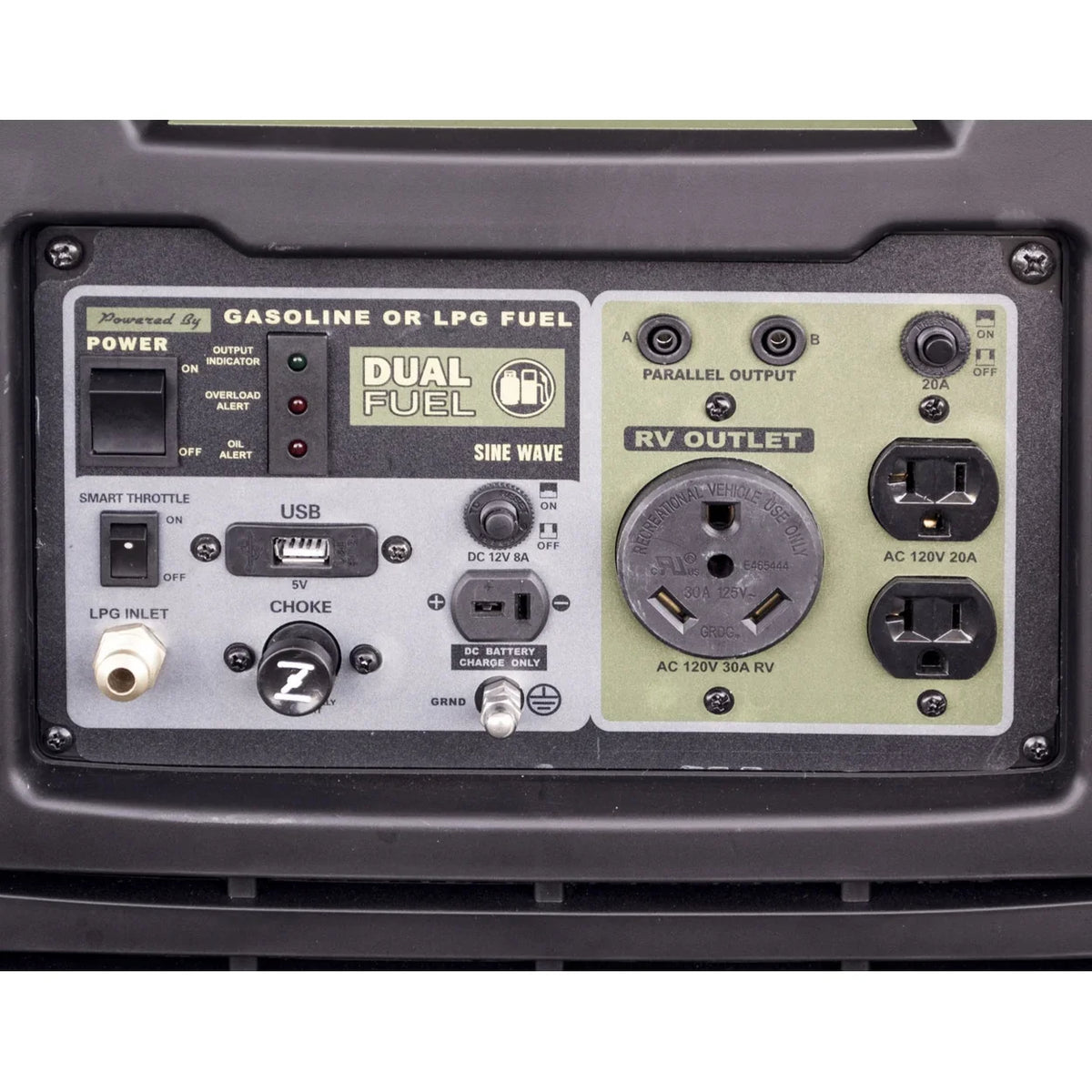 3,500-Watt Inverter Dual Fuel Generator Sensitive Sportsman for Electronics