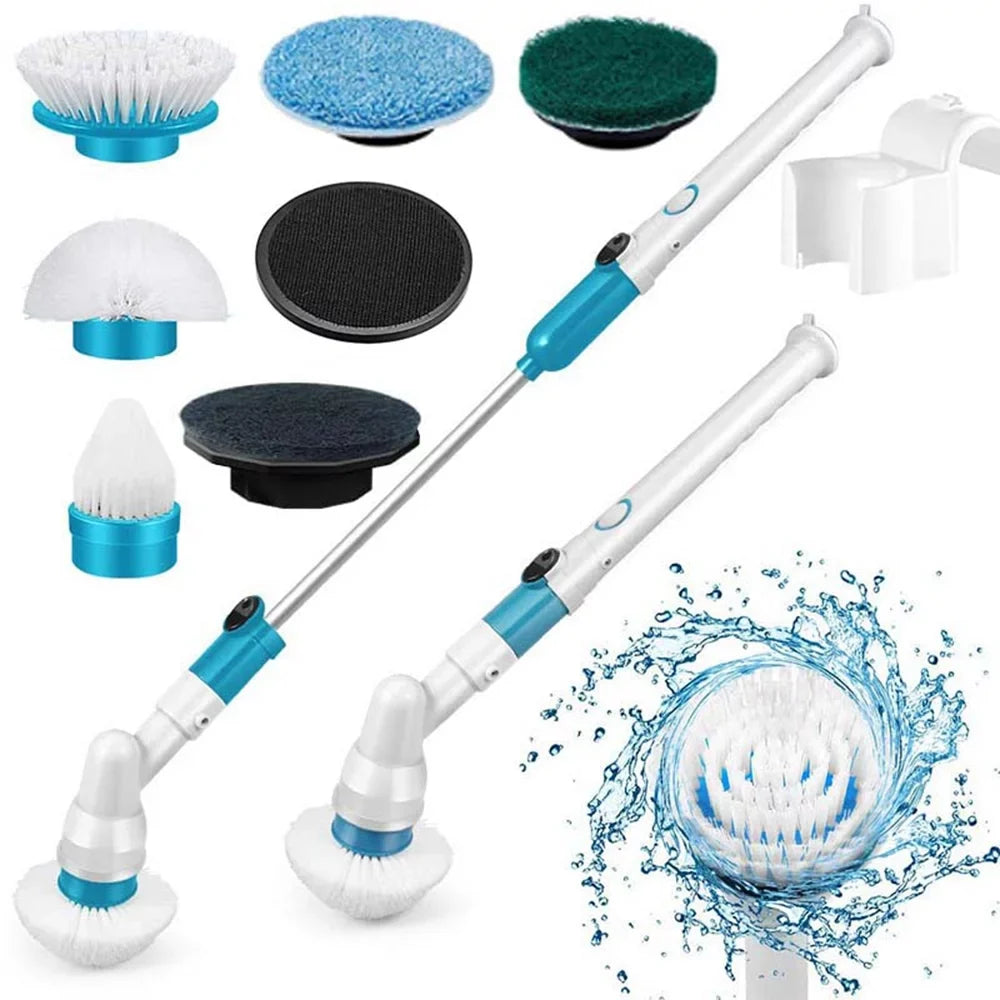 Scrubber Scrubber Floor Spin Brush AYMZ Power Electric Cordless Cleaning for Bathroom Shower