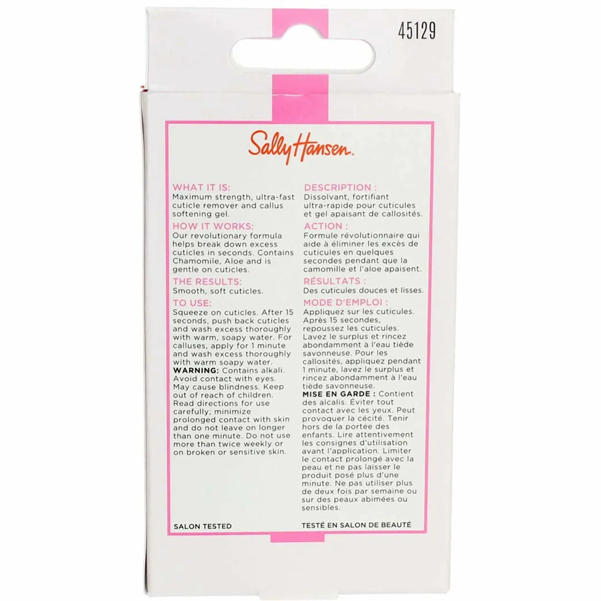 Instant 3) Hansen 1 Remover Sally oz Cuticle of (Pack