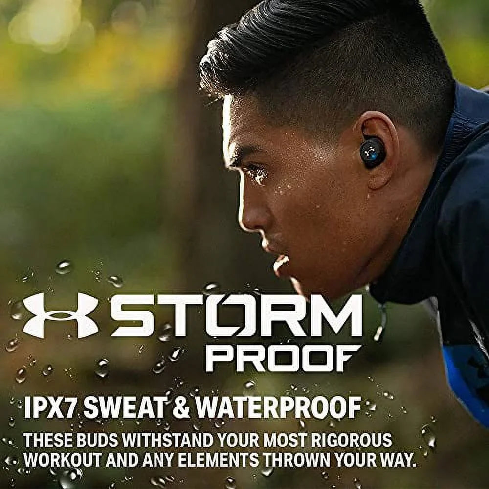 Black Restored JBL FLASH (Refurbished) In-Ear Wireless X Sport Headphones UA - True