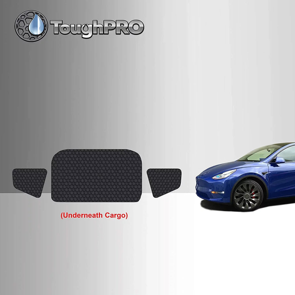 Custom Fit - 2021 Mat Storage Compatible Model Heavy - Tesla (Made Cargo/Trunk - in - TOUGHPRO Y - Accessories with climate Duty USA) All