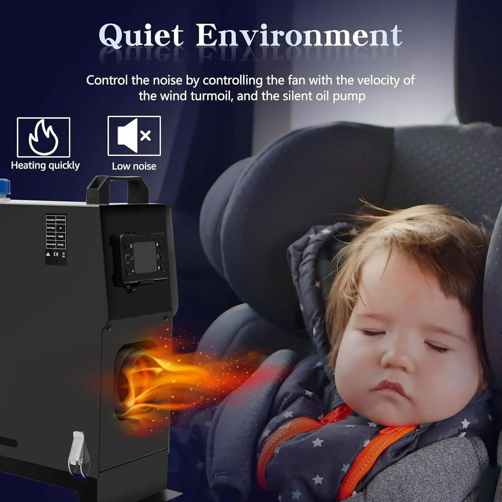 Diesel Display, LCD Heating, One Heater 5-8KW Motorhomes, Bus, JSTUOKE Air Truck, Boat, RV All in for Control Car Caravans Fast Trailer, and
