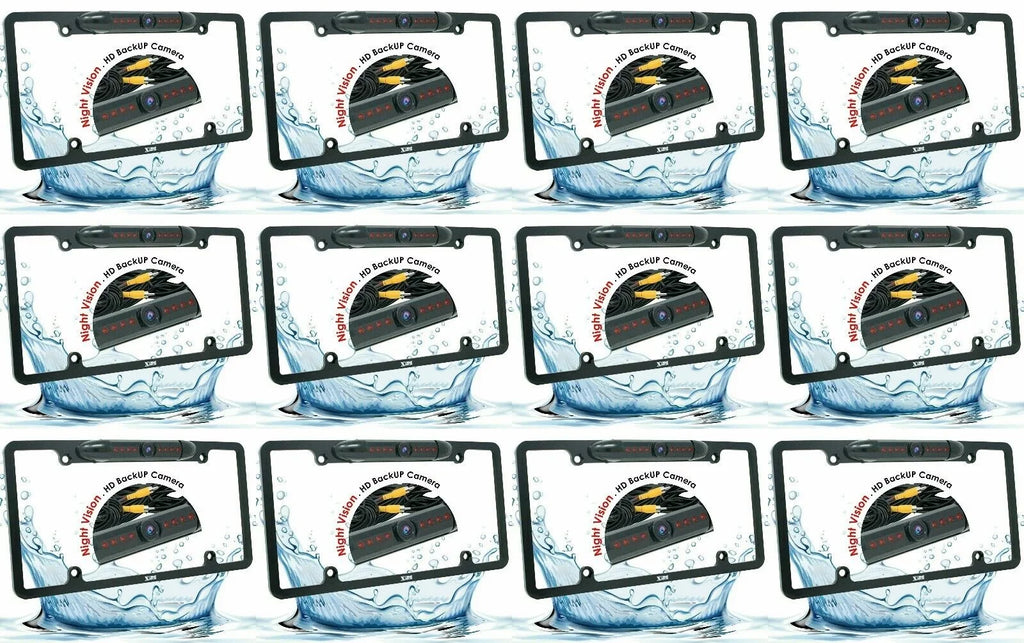 Camera View Wide Vision Rear Plate Angle Bundle License Backup Waterproof Night 12x HD