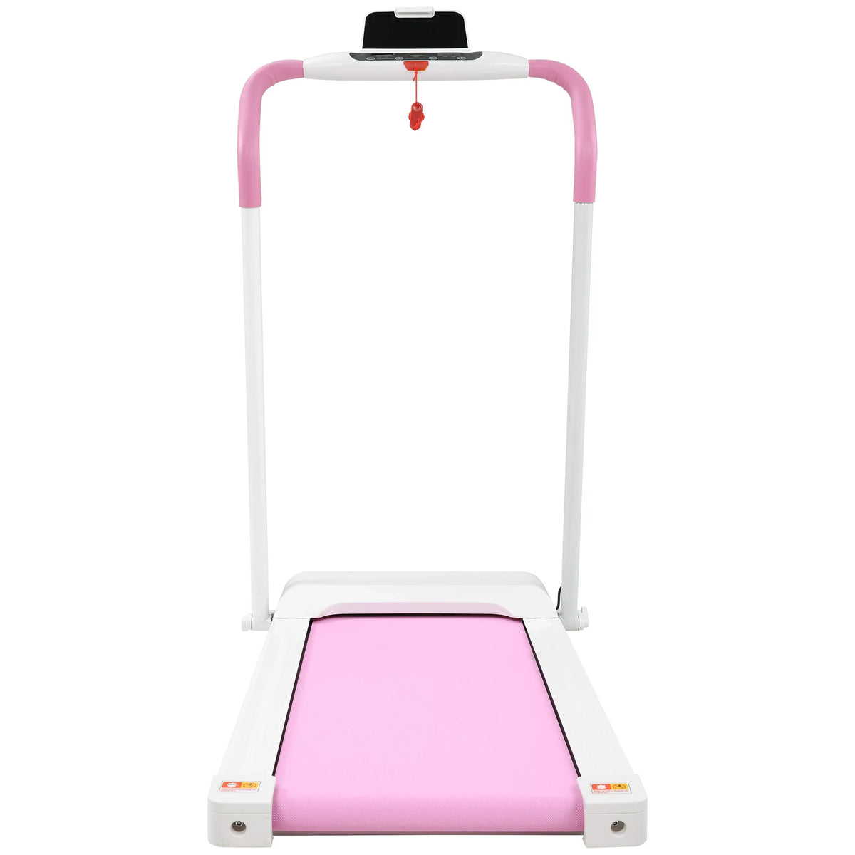 Required; Fitness Home Gym Workout Walking; Machine White&Pink Portable Electric Treadmill Folding Running Treadmill Home Exercise Compact No Treadmill Installation for Motorized for Treadmill