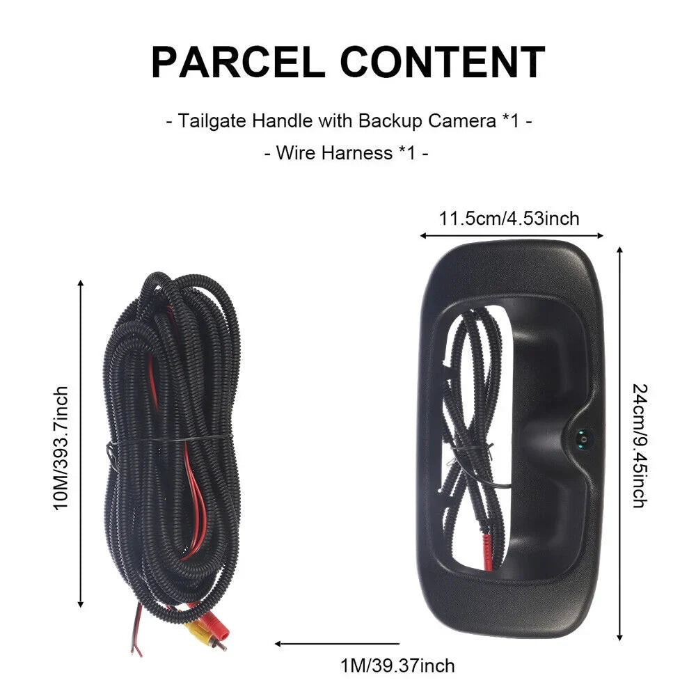 View Camera Night Backup -15130742 Vision Handle Tailgate Free GMC For High Rear Direct Replacement Shipping Resolution Rear Silverado/Sierra Chevy