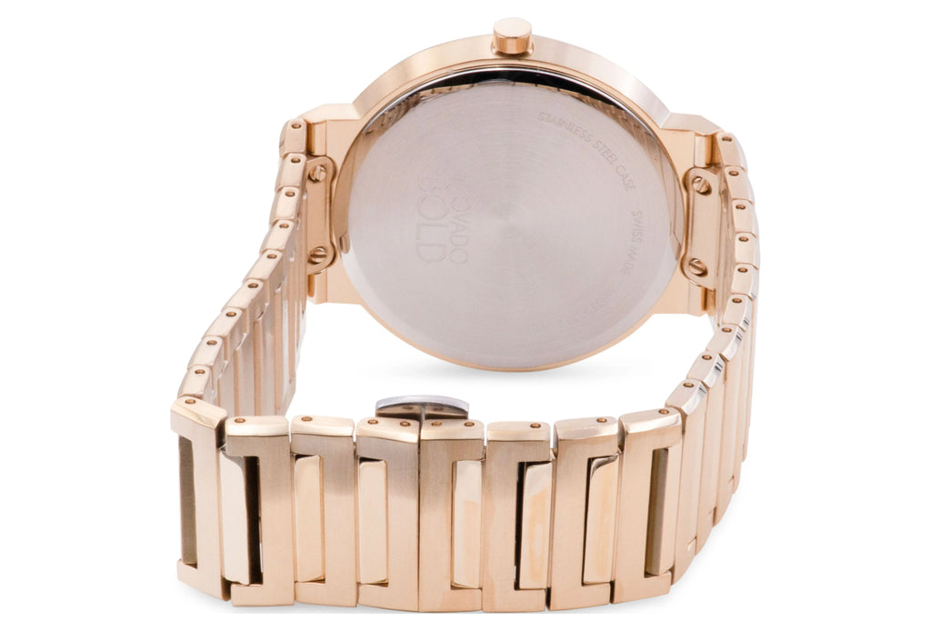 Movado Bold Watch Unisex 3601081 Gold-Tone Horizon