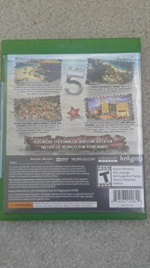 '- 5 - Tropico Penultimate Xbox Edition One