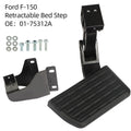 Side Rear 2015-2019 Left For F-150 Bed Side Truck Paddsun Aluminium Steps 75312-01A