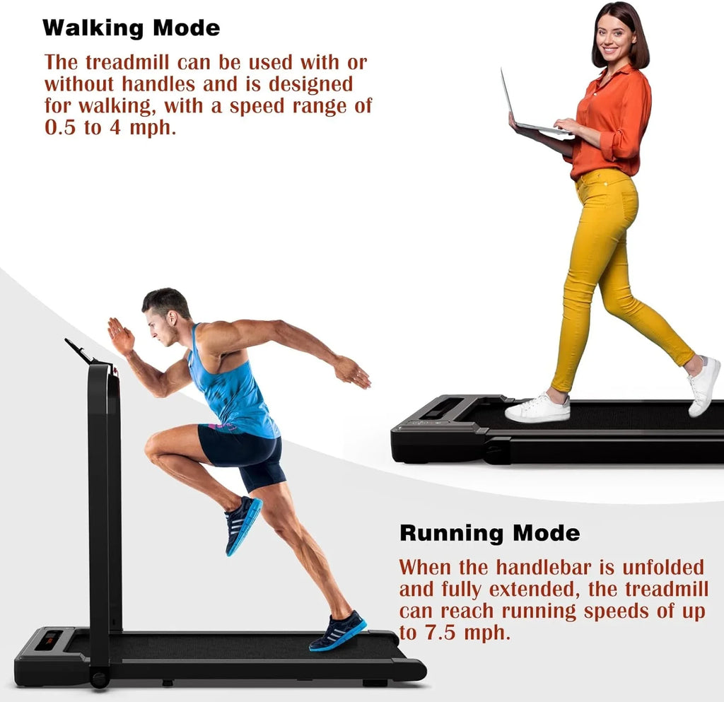 300 Remote Walking Treadmills and for Capacity Stable Control Pad Under Desk Home Small, Lb Treadmill, with Durable Treadmill, Installation-Free