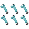 23250-31060 FJ Fuel Tundra Injectors Cruiser Set 4.0L 12 4.0L 2007-2009 6pcs Of 4Runner Tacoma Set Replacement Nozzles for 2003-2009 2005 4.0L 23209-39075 FJ787 Holes