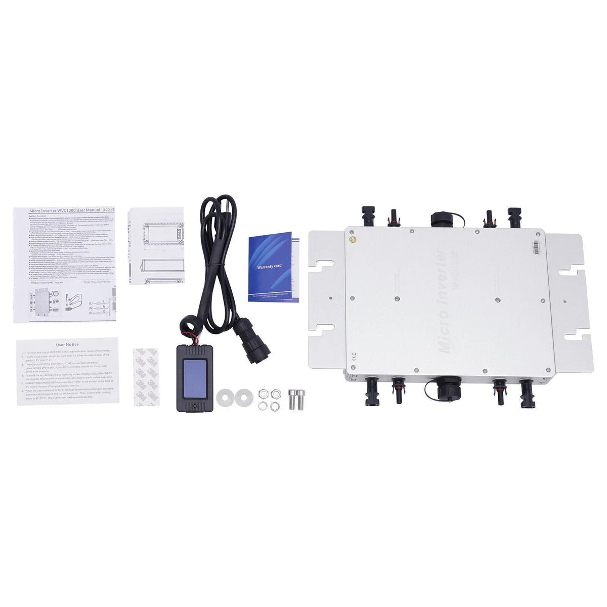DC-AC Solar Sine Wave Micro Grid Inverter Tie MPPT Grid Inverter WVC-1200W Pure
