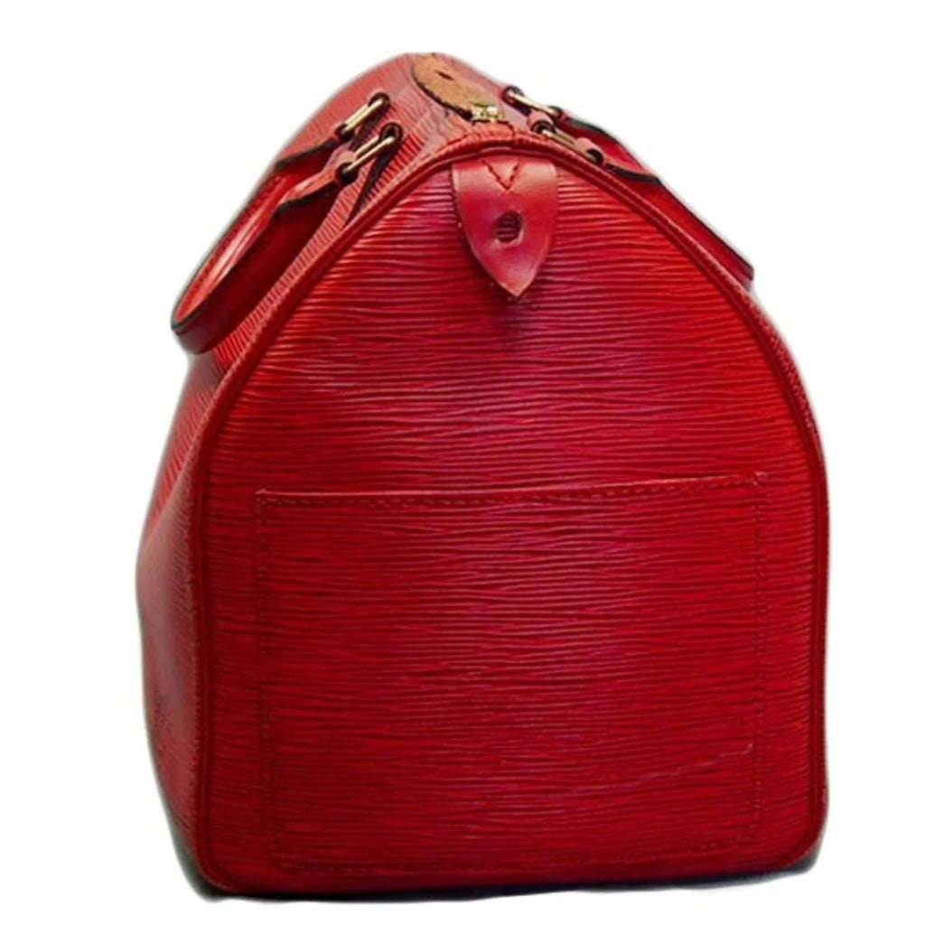 (Fair) Epi Speedy Bag Boston LV M42997 Handbag 30 Pre-Owned