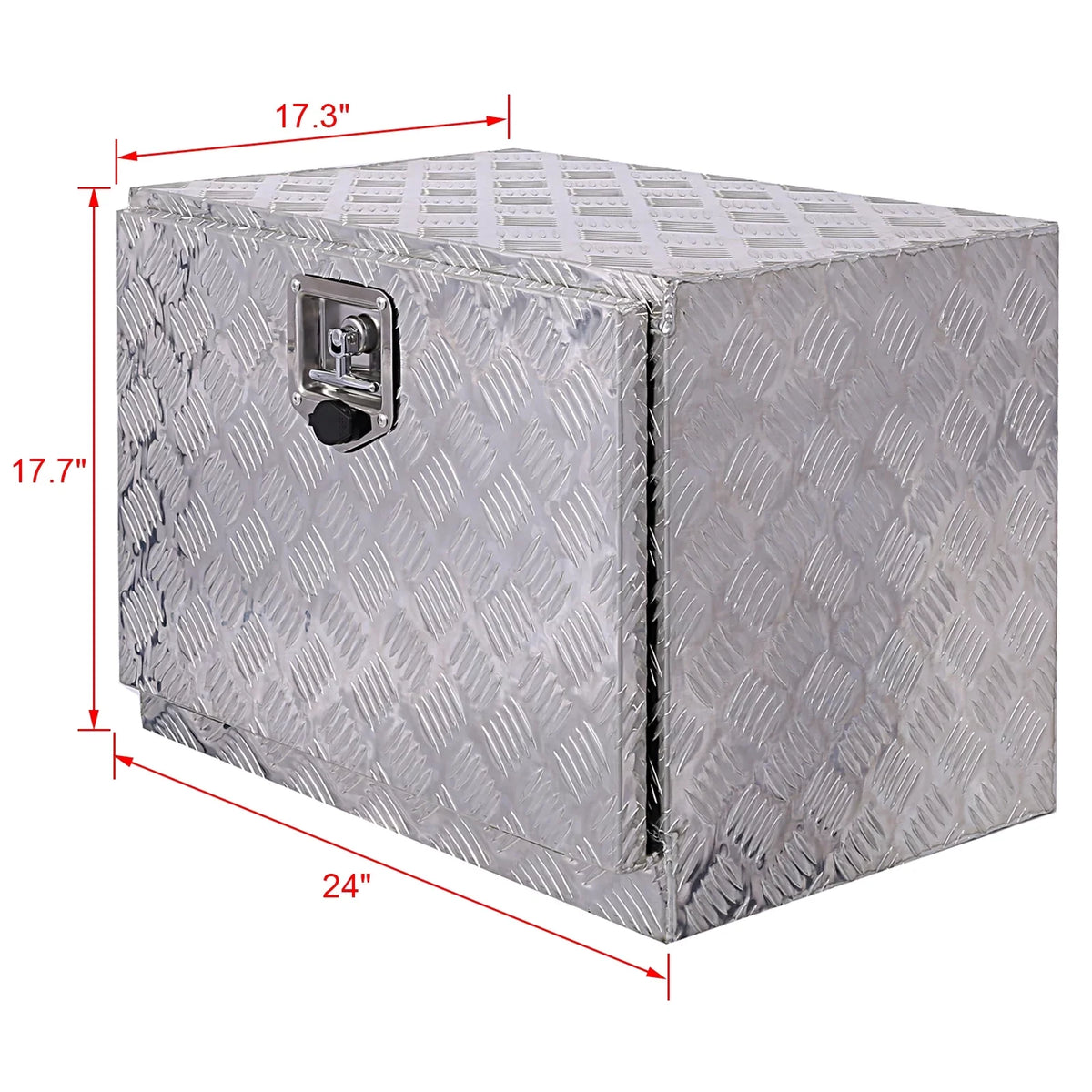 Storage Bed JBLCC Box, Pickup Keys, Lock Box, Silver Tool Underbody exterior RV Box Box, Storage 24" Aluminum Tool Trailer Truck Tool w/ Organizer,