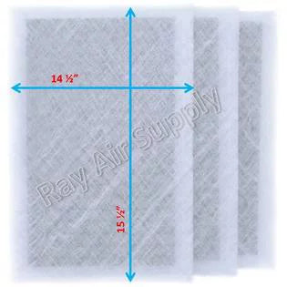 Replacement Cleaner 16x18 Pads Pack) Dynamic (3 Refills Air Filter