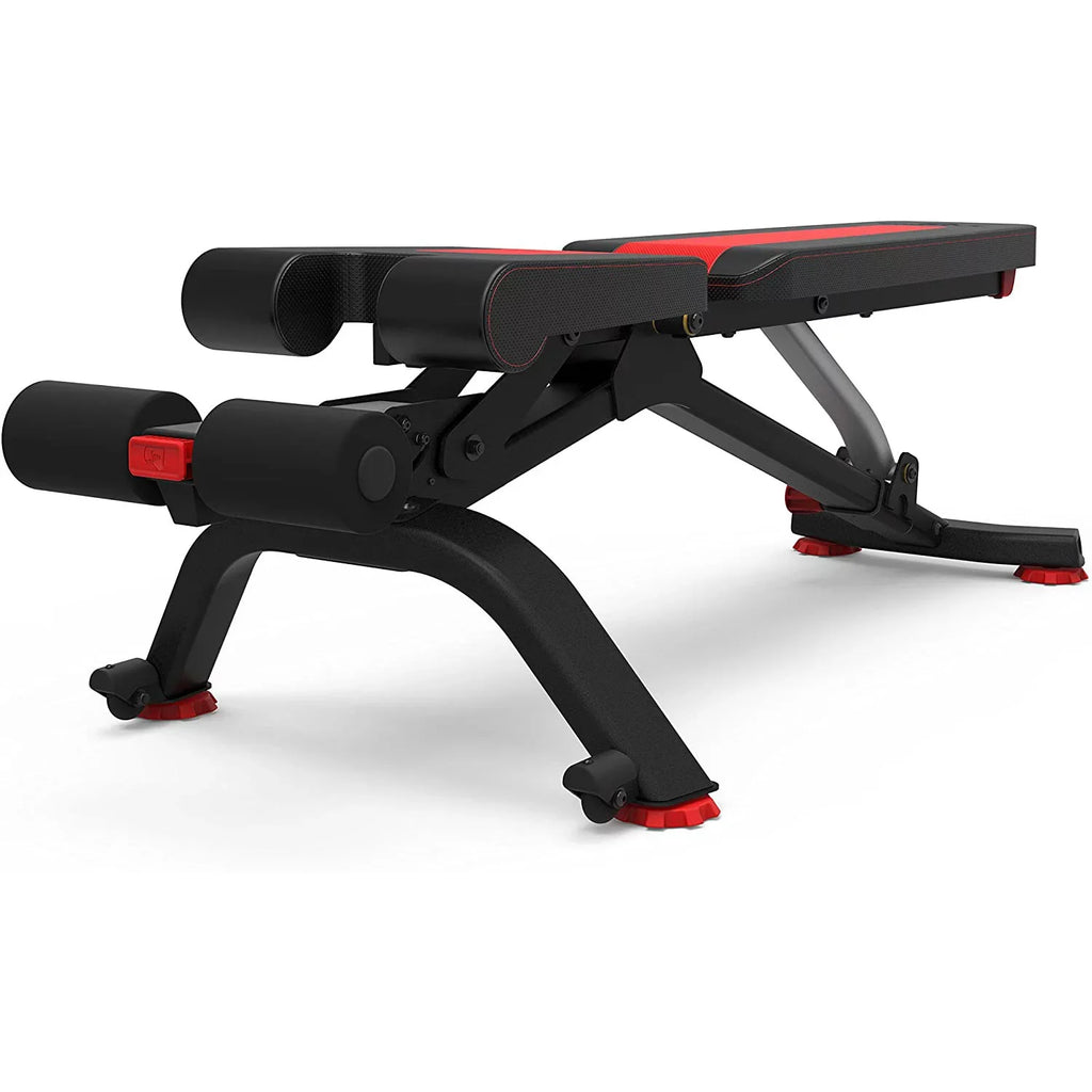 Bowflex Stowable Bench, with 100675 SelectTech Adjustable with SelectTech Angles Bowflex Stand Rack Adjustment 6 5.1S Dumbbell Media Bundle