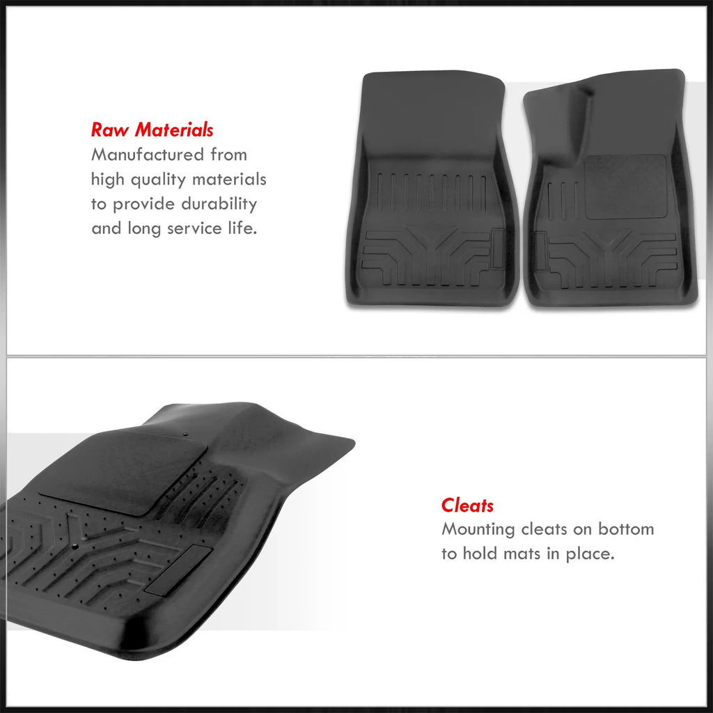 3 AJP Floor Model Compatible/Replacement Season 2017 Liner All 20 2022 21 2020 22 17 Distributors 23 Rear 2021 climate & 18 Set 19 Rubber TPE 2019 For Proof Front Guard Mats Protection Tesla 2023 2018