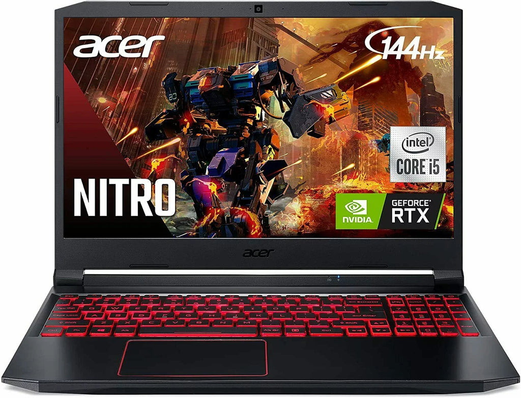 4GB 15.6'' RTX 144Hz Laptop SSD Nitro 3050 5 Acer 16GB FHD New i5-10300H 512GB