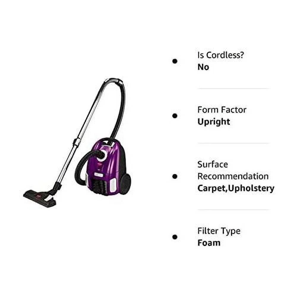 Long Lightweight Cleaner Rewind With Vacuum Telescoping Powerful Cord Nozzle, Extra Wand, Multi-Surface Suction & With Cord Power Cleaning Automatic Upright Canister