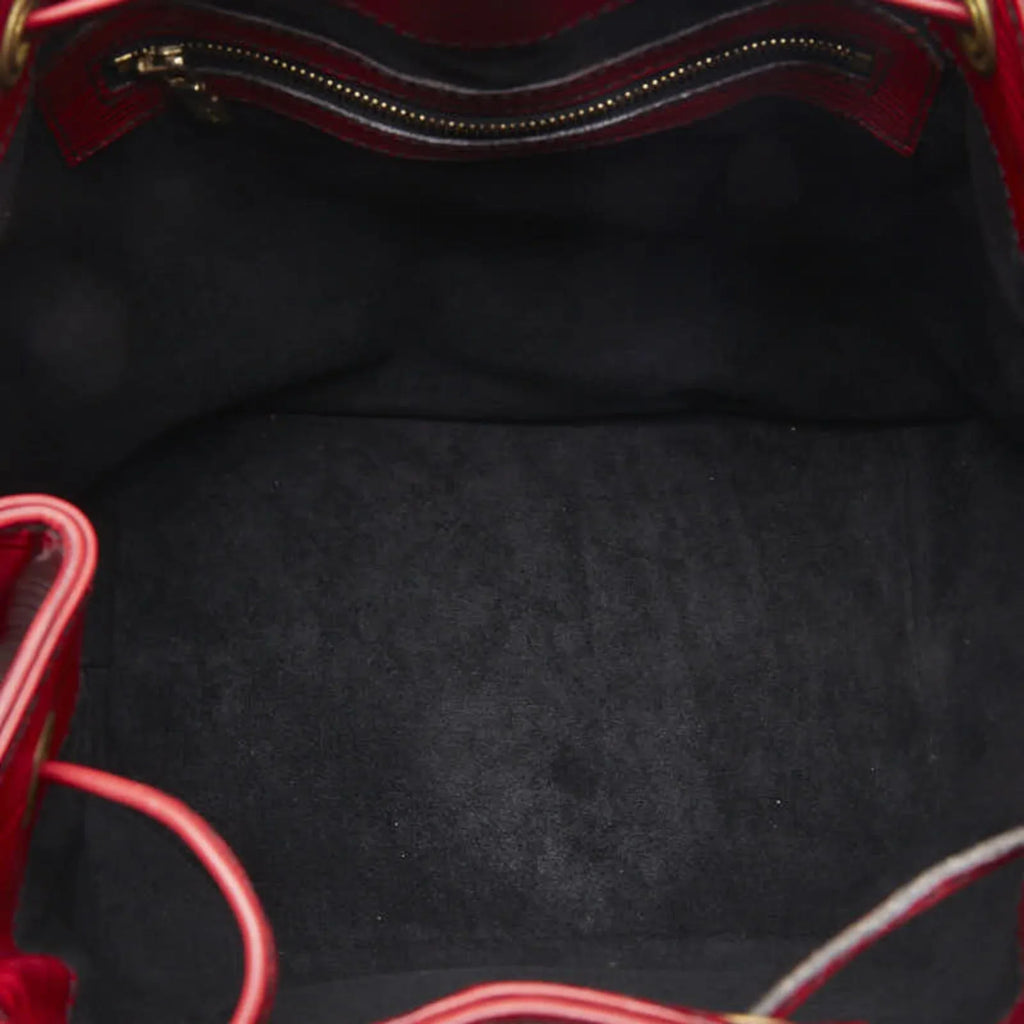 Epi Handbag Castilian Petit One M44107 Shoulder Pre-Owned Ladies (Good) Noe Leather Red Bag