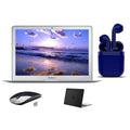 Intel MacBook Express Mouse, 2 Air 128GB Bluetooth/Wireless Restored Black 13.3-inch By (Refurbished) Bundle: Wireless Airbuds Case, SSD Day 8GB Certified Core RAM i5