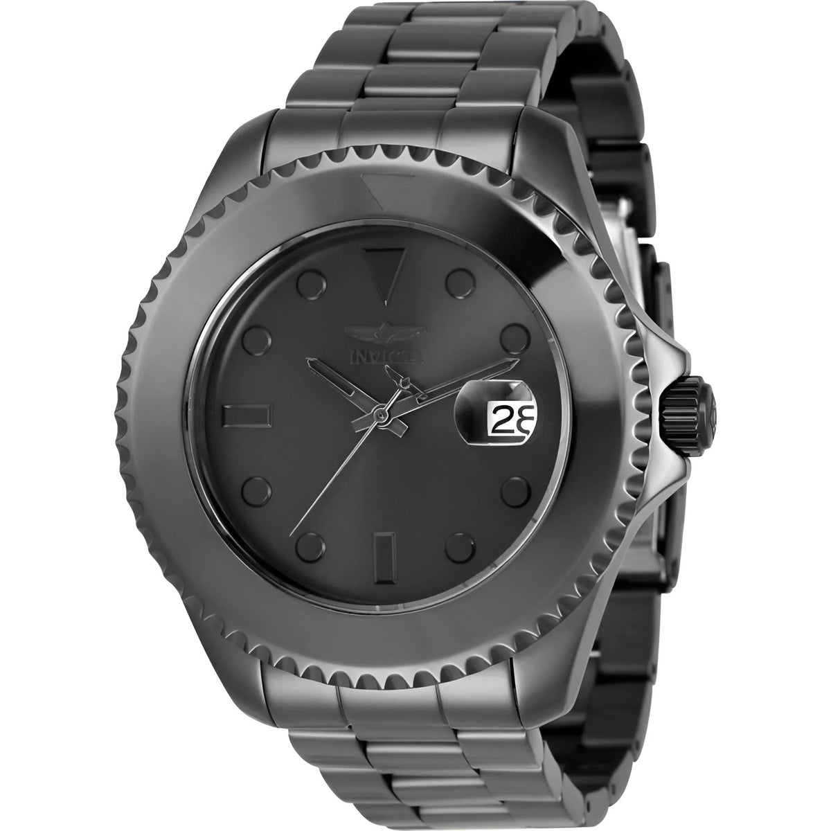 38mm Grand Stainless Invicta Diver Automatic Is" Watch Bracelet "As Steel