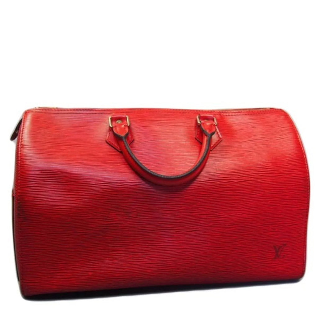 (Fair) Epi Speedy Bag Boston LV M42997 Handbag 30 Pre-Owned