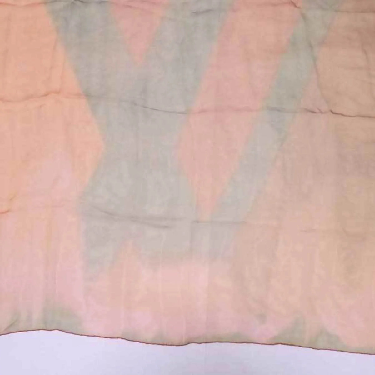 100% x Green Orange Pre-Owned LV Women's (Good) Silk Logo Scarf Yellow