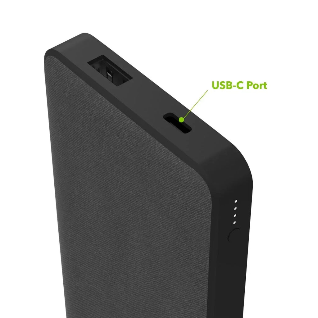 Battery, Cord 18W - PD USB-A Large and Travel-Friendly, USB-C (1) Bank 10,000 mophie (1) Includes Power Internal USB-C Port, mAh with USB-A Charging Fast Powerstation PD Input/Output Port to Power