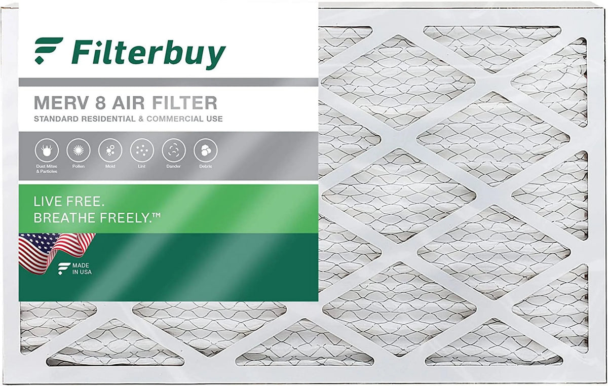 Filters 16x24x4 Filterbuy MERV AC HVAC (1-Pack) Pleated 8 Air Furnace