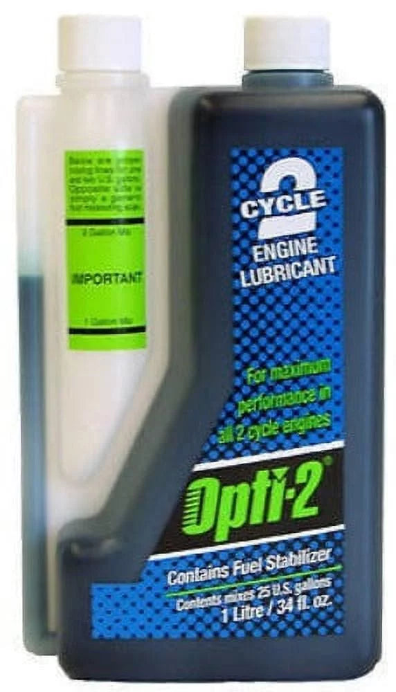 Interlube of 2-Cycle Opti-2 Fuel of Oil Stabilizer 34 With Lubricant - Quantity oz Bottle 20112 3