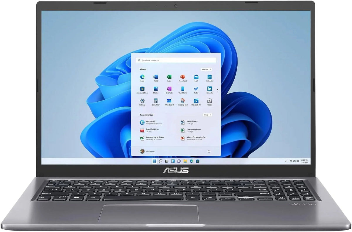 Tigology 15.6" 5, Home, Touchscreen, i5-1135G7, RAM, Keypad, + PCIe Grey ASUS 15 Intel Accessories FHD SSD, Core Webcam, Numeric Laptop, Vivobook 11 Windows 12GB Wi-Fi 512GB