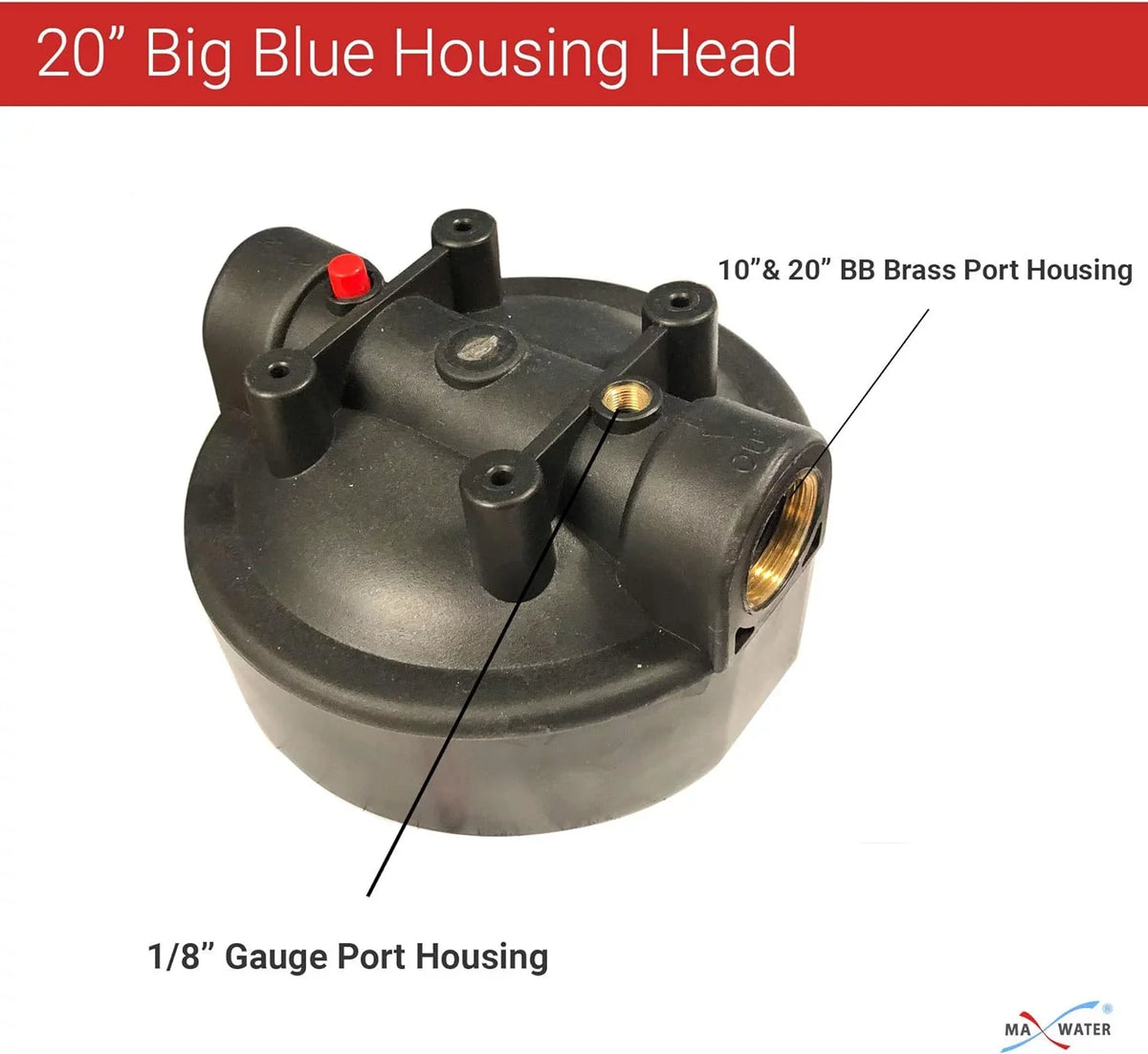 Gauges, BB Pack Housing Brackets Ports 1" 2 Brass W/Pressure House 10" Pressure Whole Release, Blue Filter NPT 2 Wrench System 2