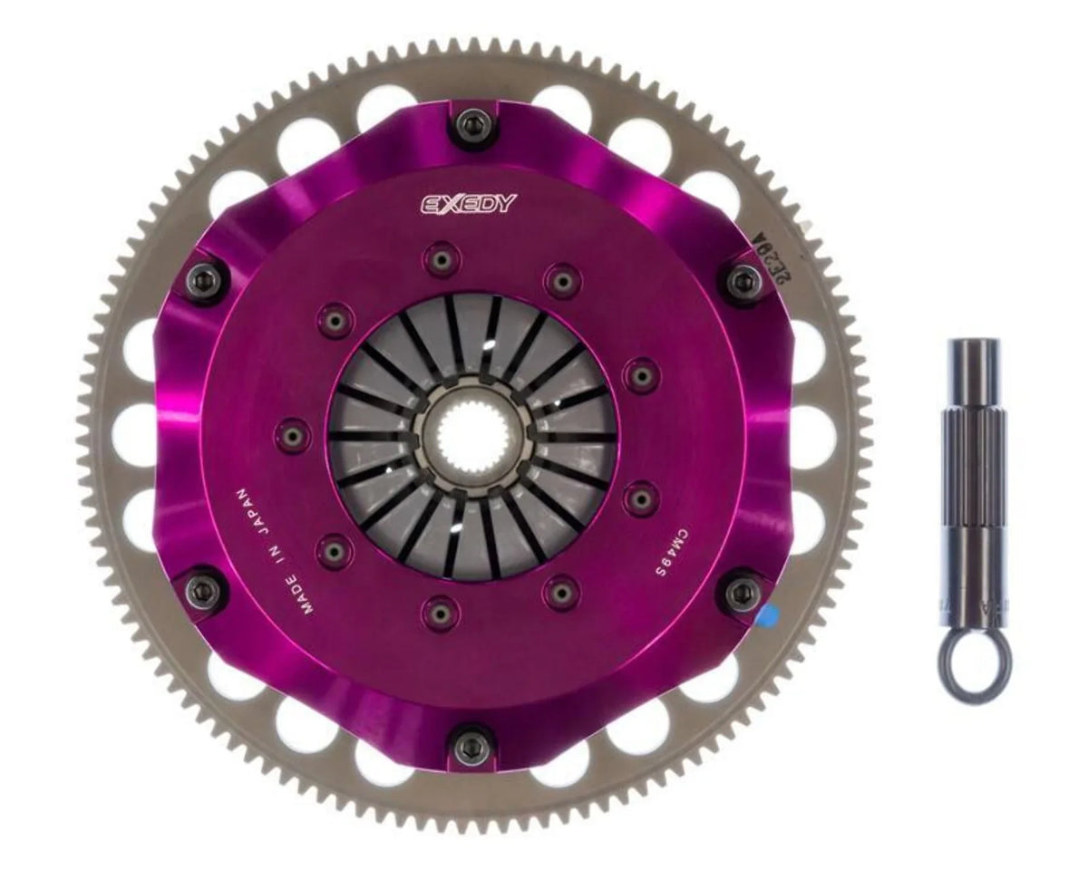 L4 RSX Acura Clutch Compe-R Twin Hyper Rigid Cerametallic 2002-2006 Disc Exedy