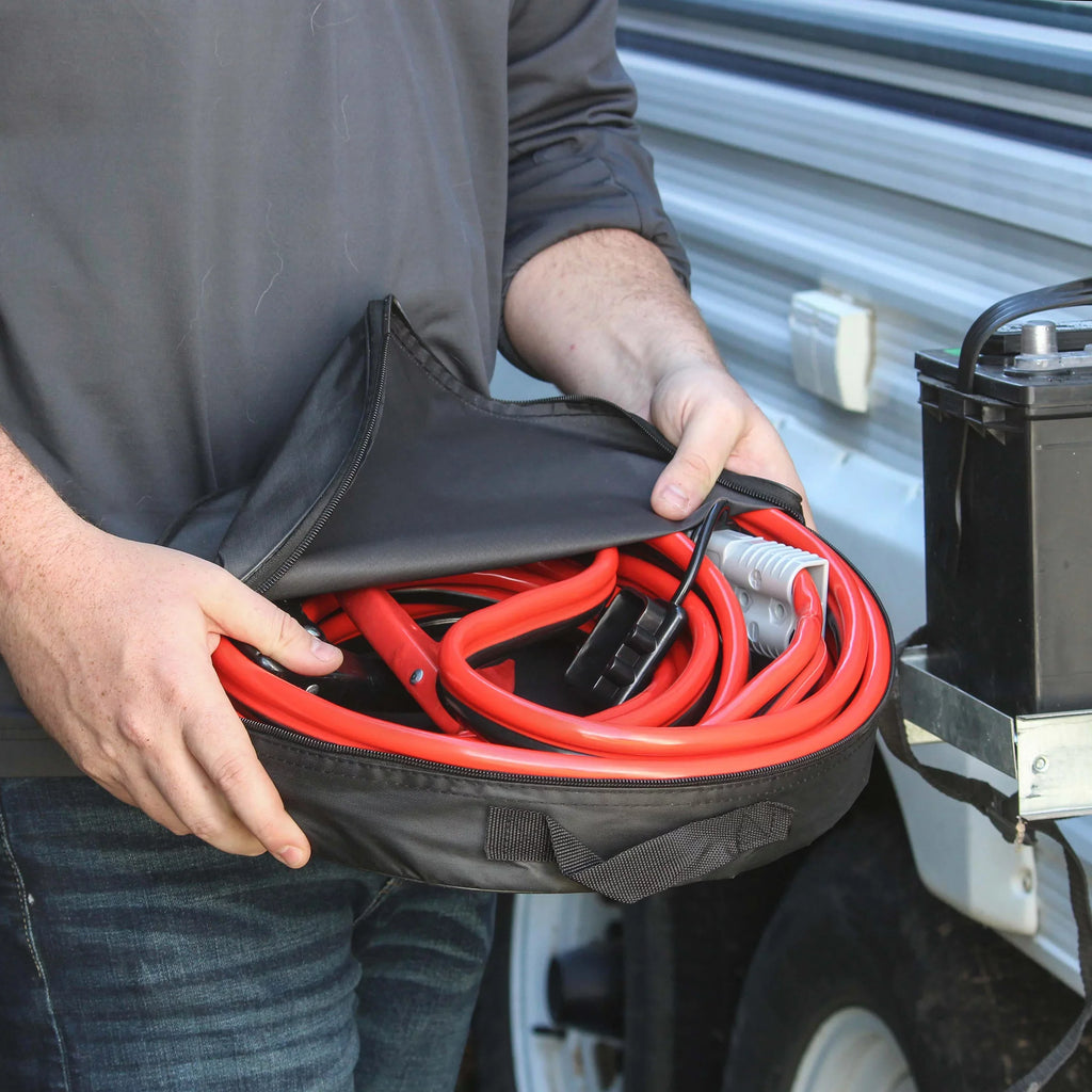 '- Duty Dumble Quick Heavy Gauge Jumper 30 Cables ft Pack Battery 1 Connect 1