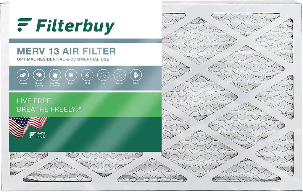 Pleated AC Filters 18x30x1 MERV Furnace 13 HVAC Air Filterbuy (1-Pack)