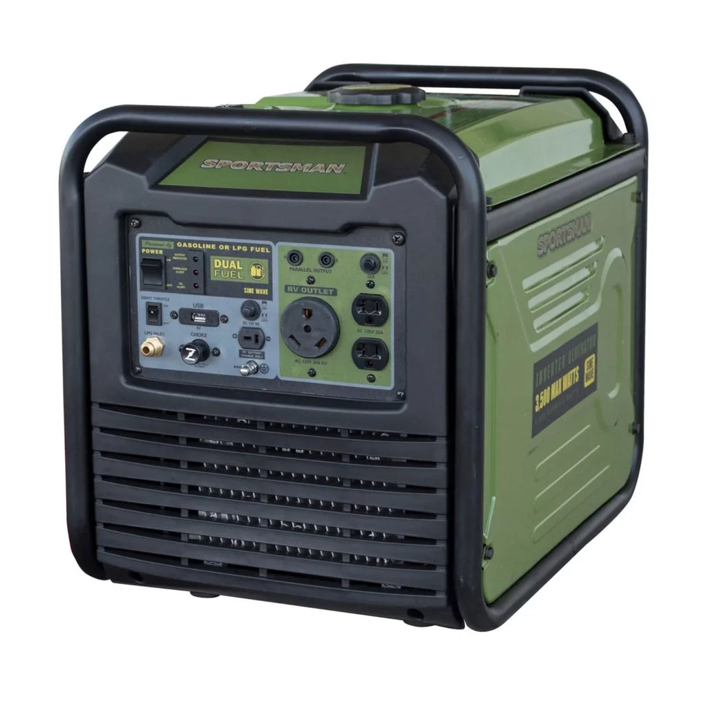 3,500-Watt Inverter Dual Fuel Generator Sensitive Sportsman for Electronics
