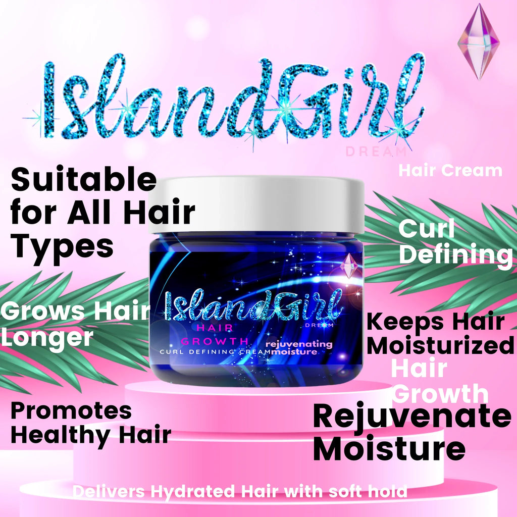 Cream IslandGirl Moisture my Defining - Curl Hair Dream Rejuvenate Growth