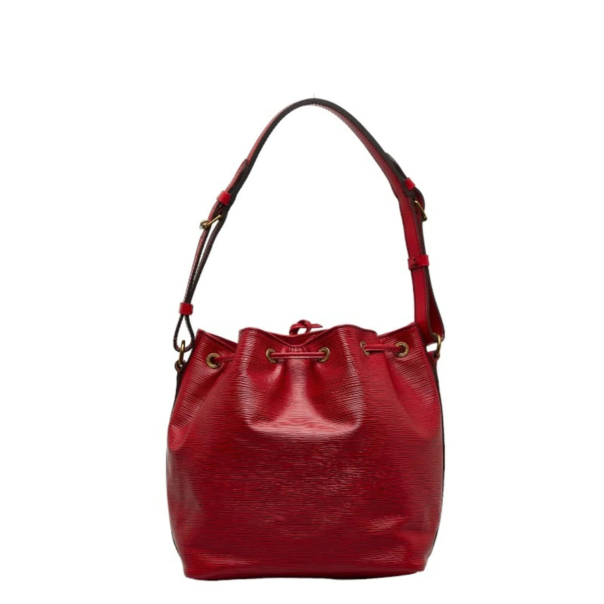 Epi Handbag Castilian Petit One M44107 Shoulder Pre-Owned Ladies (Good) Noe Leather Red Bag