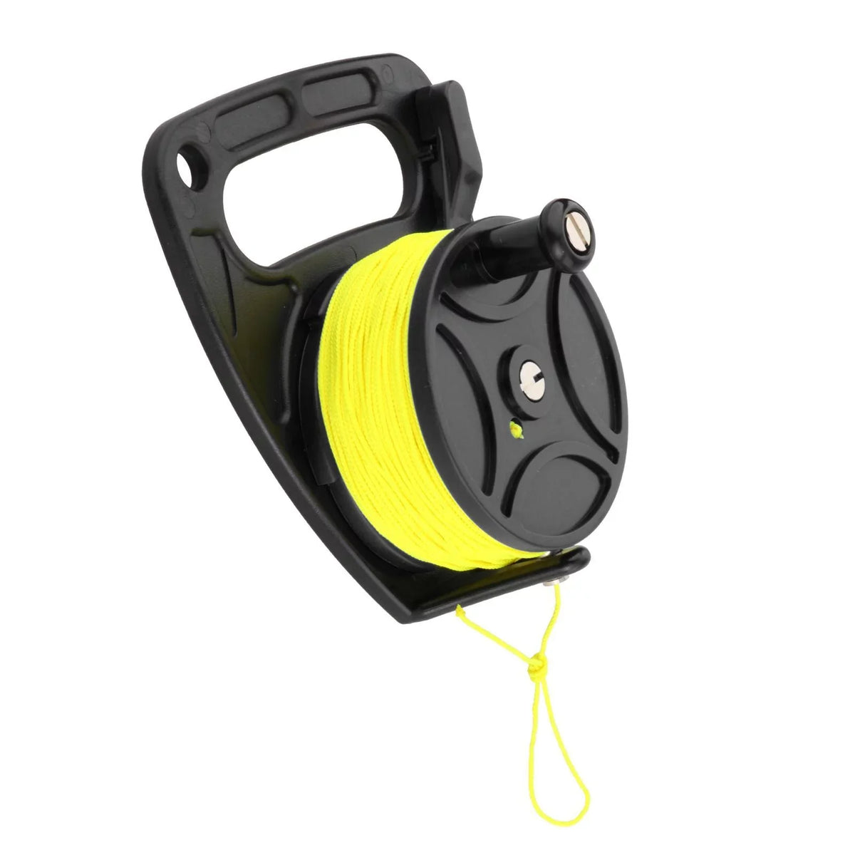 Recreational 83 Exploration Safety Scuba Duty Reel Fishing Diving Underwater Heavy Gear for Kayak Wreck meters Anchor Handle Black Spear