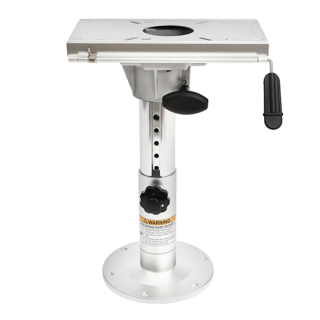 Boat Boat Chair Base Alloy with Seat Pedestal Aluminum Slide Adjustable Height