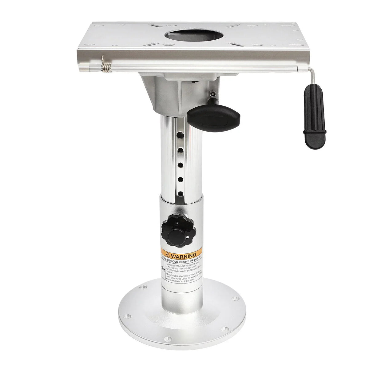 Boat Boat Chair Base Alloy with Seat Pedestal Aluminum Slide Adjustable Height