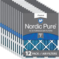 12 Pleated MERV Filters (15_1/2x24_1/2) 7 16x25x1 Air Pack