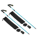 51 Inch Trekking Mud Basket, Blue Pack 2 Uxcell Pole Collapsible Poles, with Hiking