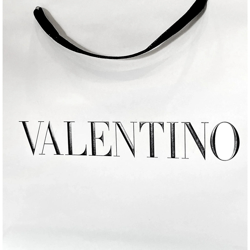 Garavani Medium White Packaging Gift Bag Designer Shopping Valentino
