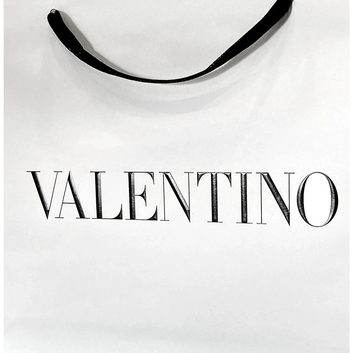 Garavani Medium White Packaging Gift Bag Designer Shopping Valentino