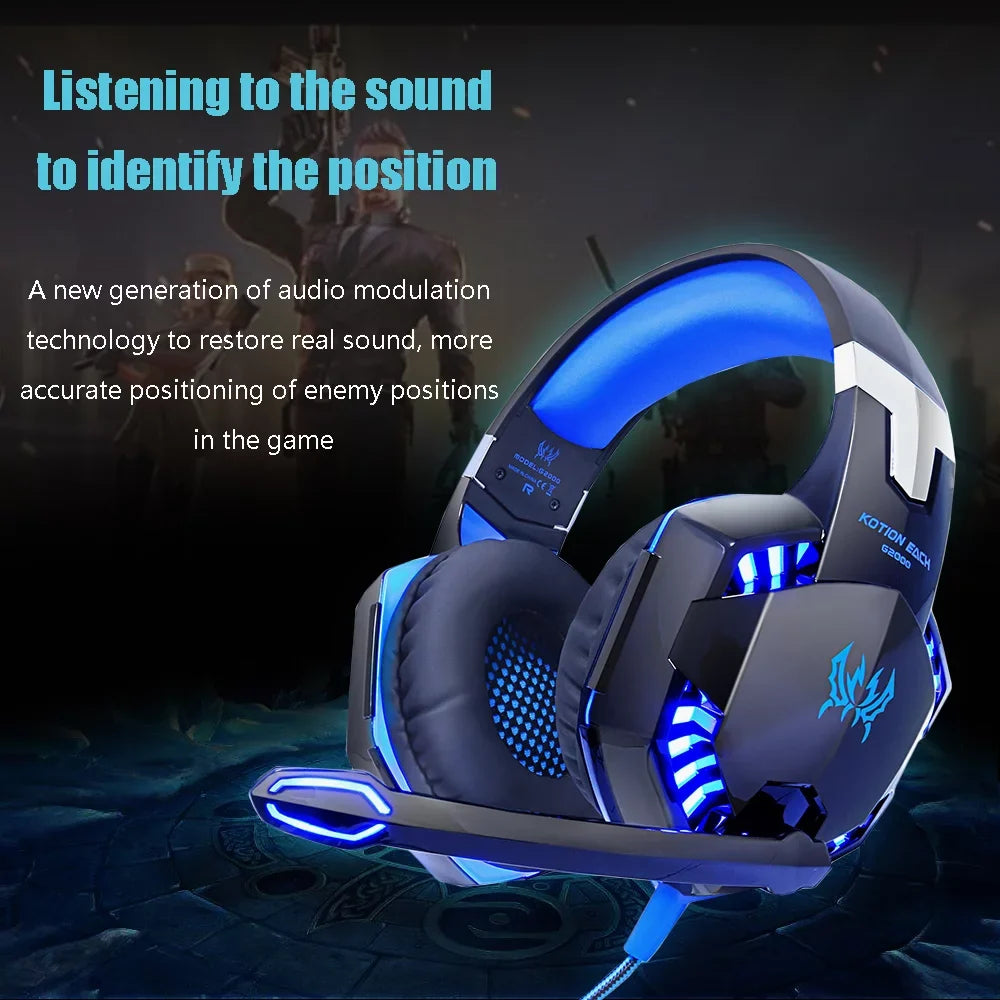 with Audio Headset for EACH Noise 3.5mm PC Adapter Smartphone Gaming Laptop KOTION EACH Reduction Cable G2000 KOTION