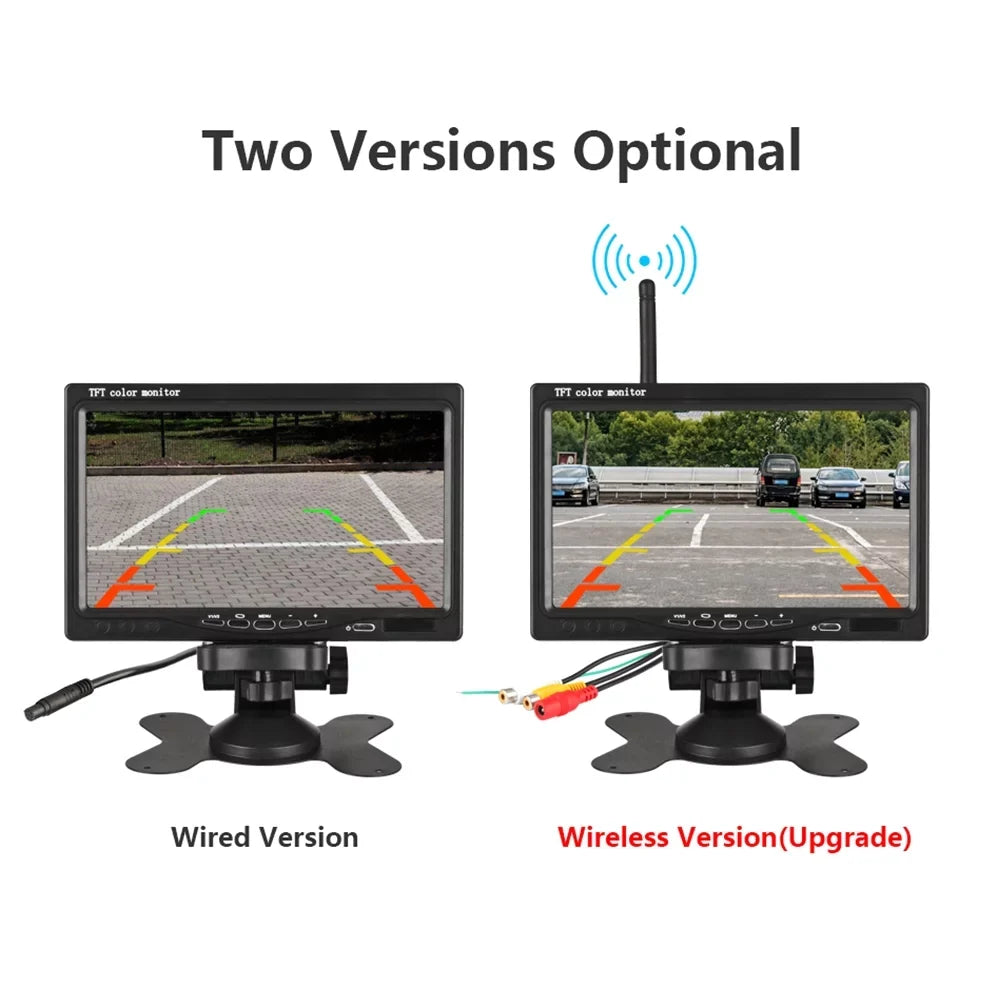 Vision Willstar Front Visualizer Engineering Rear Monitor Night Display Rear Assist Truck Vehicle Wireless Navigation 7 Truck Car Camera Car Car Function Monitor Inch Lcd Monitor Parking