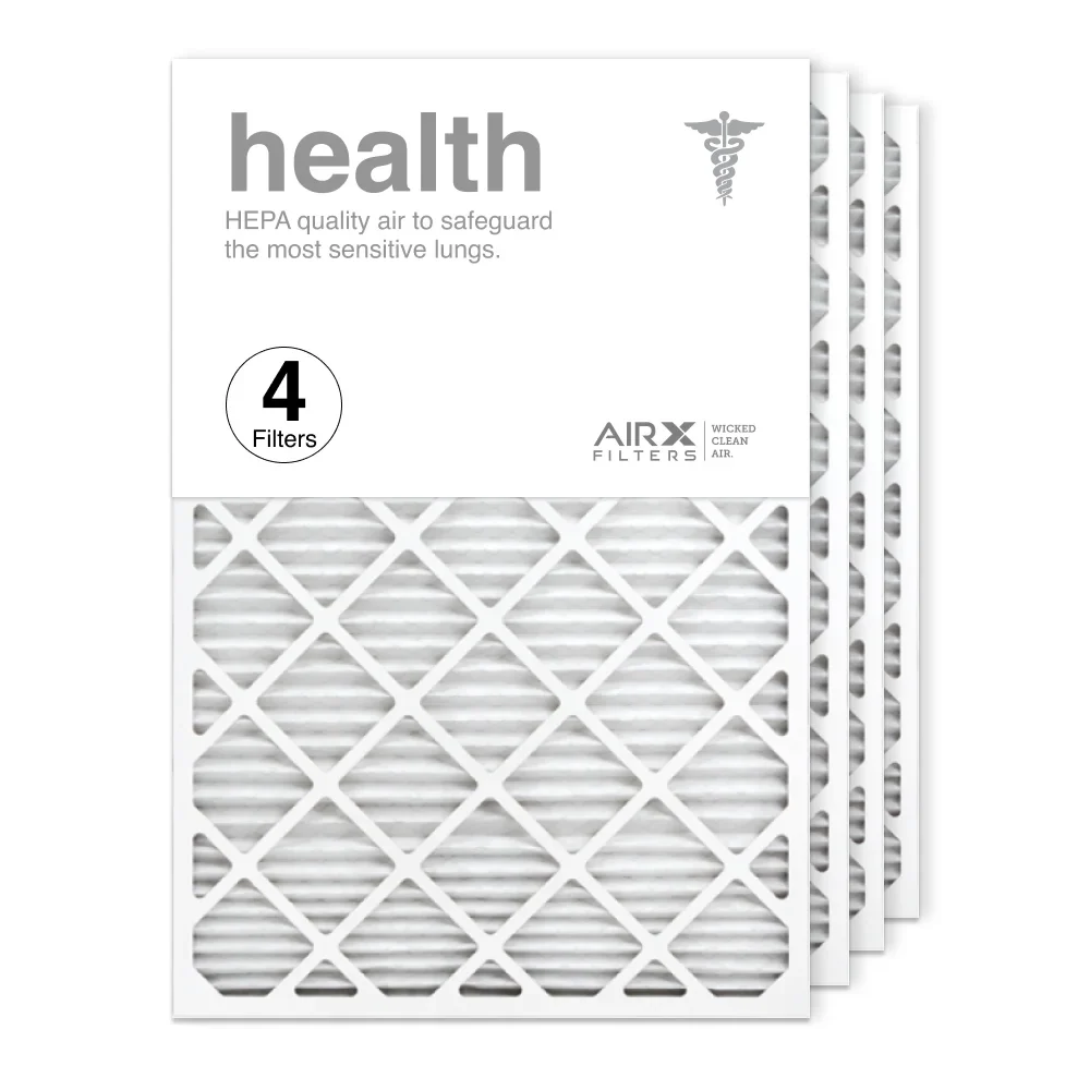 Health 24x36x1 the in 13 Air Filter Furnace AIRx MERV AC Filter, 4-Pack Pleated Made HVAC Filters Air USA