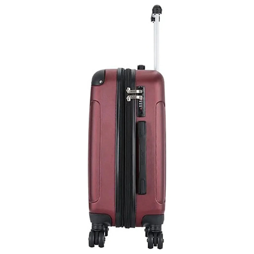 INTELY DUKAP Luggage (DKINT00S-WIN) 4-Wheel Spinner Plastic Wine